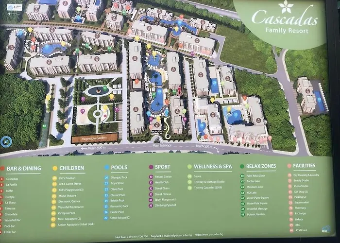 Luxurious Apt,4* Cascadas Apartament Słoneczny Brzeg